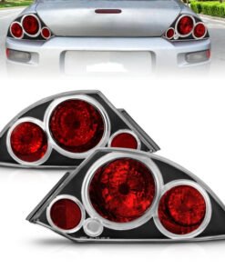ANZO 2000-2005 Mitsubishi Eclipse Taillights Black