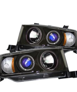 Spyder Scion XB 03-07 Projector Headlights LED Halo Black High H1 Low 9006 PRO-YD-TSXB03-HL-BK