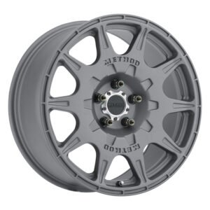 Method MR502 RALLY 17x8 +38mm Offset 5x100 67.1mm CB Titanium Wheel