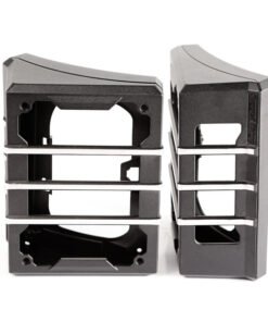Rugged Ridge 07-18 Jeep Wrangler JK Brushed Black Elite Tail Light Guards