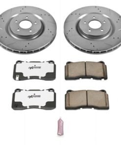 Power Stop 07-14 Ford Mustang Front Z26 Street Warrior Brake Kit