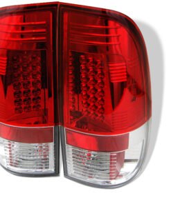 Spyder Ford F150 side 97-03/F250/350 Duty 99-07 LED Tail Lights Red Clear ALT-YD-FF15097-LED-RC