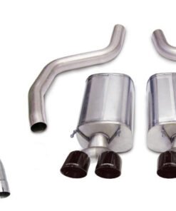 Corsa 06-11 Chevrolet Corvette C6 Z06/ZR1 Sport Cat-Back Dual Rear Exit w/ Twin 4.0in Black Tips