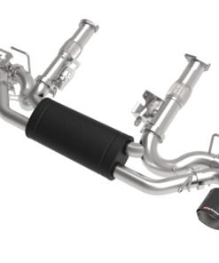 aFe MACH Force-Xp 3" to 2-1/2" 304SS Cat-Back 2020 Chevy Corvette (C8) 6.2L - Carbon Fiber Tip
