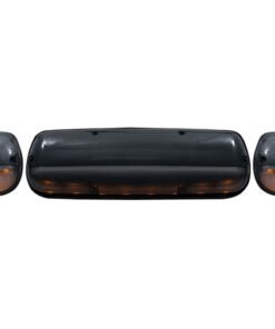 ANZO 2001-2007 Chevrolet Silverado 3500 LED Cab Roof Light Kit Smoke 3pc