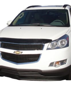 AVS 09-12 Chevy Traverse High Profile Bugflector II Hood Shield - Smoke