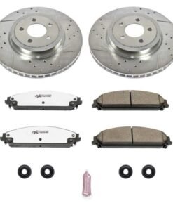 Power Stop 05-19 Chrysler 300 Front Z26 Street Warrior Brake Kit