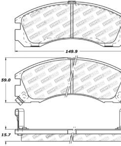 StopTech Street Touring 93-99 Eagle Talon 4WD / 92-04 Mitsubishi Diamante