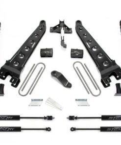 Fabtech 2019 Ford F450/550 4WD 6in Radius Arm System w/Stealth Shocks