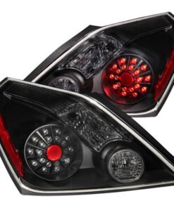 ANZO 2008-2013 Nissan Altima (2 Door ONLY) LED Taillights Black