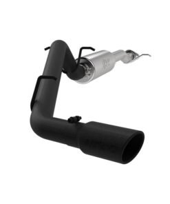 MBRP 17+ Chevrolet Colorado 2.5L/3.6L 3in Cat Back Single Side Exit w/ 4in Tip - Back Coated