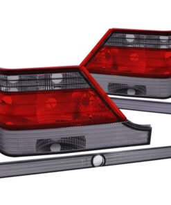 ANZO 1995-1999 Mercedes Benz S Class W140 Taillights Red/Smoke