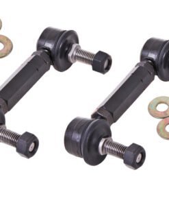 BMR 15-17 S550 Mustang Rear Sway Bar End Link Kit - Black