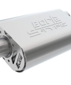 Borla CrateMuffler Big Block Chrysler/Dodge/Plymouth (Mopar) Offset/Offset 14inx4.35inx9in Muffler