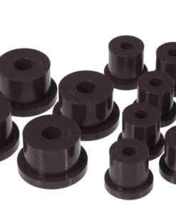 Prothane 64-73 Ford Mustang Rear Spring & 1/2in Shackle Bushings - Black
