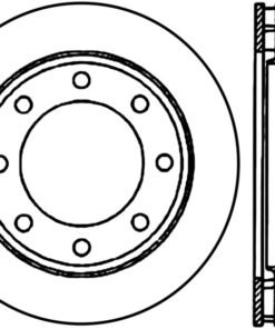 StopTech Power Slot 00-05 Ford Excursion / 01-04 F250 2WD/4WD Rear Left Slotted CRYO Rotor
