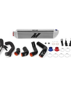 Mishimoto 2016+ Honda Civic 1.5T / 2017+ Honda Civic Si Silver Intercooler Kit w/Black Pipes