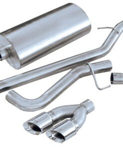 Corsa 02-07 Chevrolet Silverado Reg. Cab/Short Bed 1500 4.8L V8 Polished Touring Cat-Back Exhaust