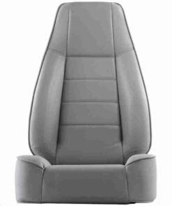 Smittybilt Factory Replacement Front Seat for 1976-2006 Jeep CJ5/ CJ6/ CJ8 Scrambler/ Wrangler TJ/ YJ - Gray Denim