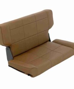 Smittybilt Fold & Tumble Rear Seat for 1997-2006 Jeep Wrangler TJ - Spice Denim