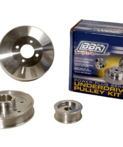 BBK 96-01 Mustang 4.6 GT Cobra Underdrive Pulley Kit - Lightweight CNC Billet Aluminum (3pc)