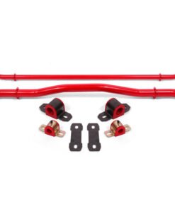 BMR 08-19 Dodge Challenger Front/Rear Hollow 38mm/25mm Sway Bar Kit w/ Bushings - Red