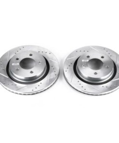 Power Stop 99-04 Chrysler 300M Front Evolution Drilled & Slotted Rotors - Pair
