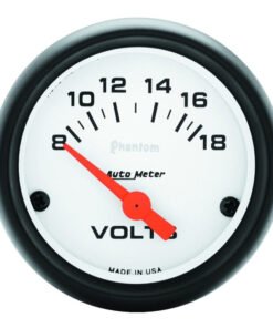 Autometer Phantom 52mm 8-18V Electronic Voltmeter Gauge