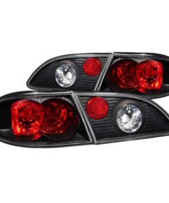 ANZO 1998-2002 Toyota Corolla Taillights Black