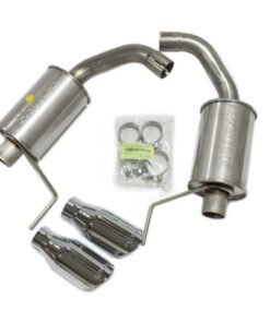 ROUSH 2015-2019 Ford Mustang 3.7L/2.3L V6/I4 Exhaust Kit w/ Round Tips