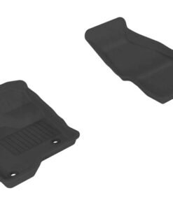 3D MAXpider 2009-2019 Ford Flex Kagu 1st Row Floormat - Black