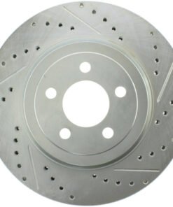 StopTech Select Sport 10-14 Dodge Challenger Drilled and Slotted Front Left Brake Rotor