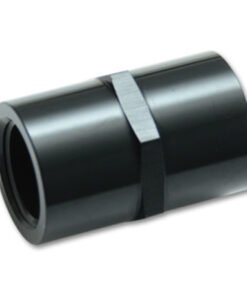 Vibrant 1/8in NPT Female Pipe Coupler Fitting - Aluminum