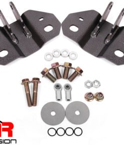 BMR Suspension 15-19 Ford Mustang Rear Upper Shock Mount- Hammertone Black