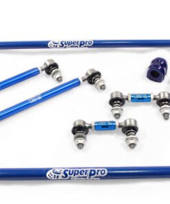 SuperPro 2018 Kia Stinger Base Front / Rear 24mm F/18mm R Adjustable Sway Bar and Link Set