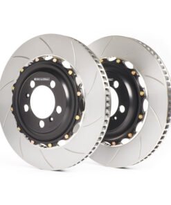 GiroDisc 2016+ Chevrolet Camaro ZL1 (6th Gen Incl 1LE Pkg Shorter Front Pad) Slotted Front Rotors