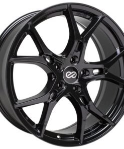 Enkei Vulcan 18X8.0 45mm Offset 5x114.3 Bolt 72.6mm Bore Gloss Black Wheel
