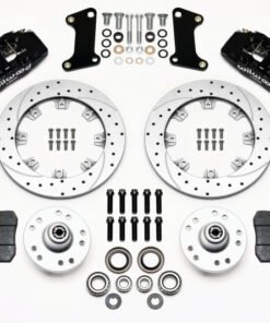 Wilwood Dynapro 6 Front Hub Kit 12.19in Drill-Zinc 67-69 Camaro 64-72 Nova Chevelle