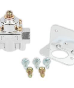 Holley 12-804 Chrome Carbureted Fuel Pressure Regulator