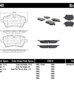 StopTech Performance 06-09 Mini Cooper/Cooper S Front Brake Pads