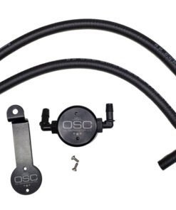 J&L 05-20 Toyota 4Runner 4.0L Driver Side Oil Separator 3.0 - Black Anodized