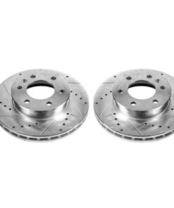 Power Stop 07-09 Dodge Sprinter 2500 Front Evolution Drilled & Slotted Rotors - Pair