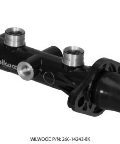 Wilwood Tandem Remote Master Cylinder - 1in Bore Black