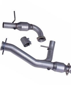 BBK 11-14 Ford F-150 Coyote 5.0 3in Short Exhaust Mid Y-Pipe w/ Catalytic Converters (For 1947)