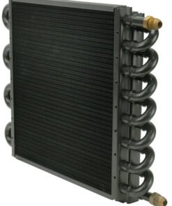 Derale 13300 16 Pass 16" Tube & Fin Electra-Cool Replacement Cooler, -6AN