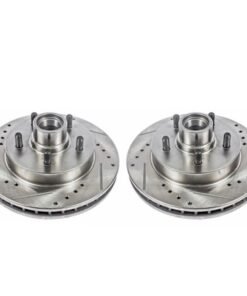 Power Stop 95-99 Chevrolet C1500 Front Evolution Drilled & Slotted Rotors - Pair