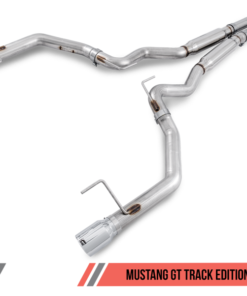 AWE Tuning S550 Mustang GT Cat-back Exhaust - Track Edition (Diamond Black Tips)