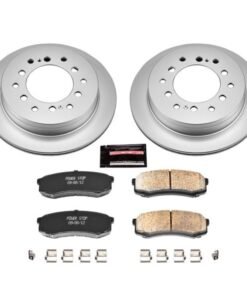 Power Stop 03-09 Lexus GX470 Rear Z17 Evolution Geomet Coated Brake Kit