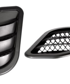 Daystar 2007-2018 Jeep Wrangler JK Hood Side Vent Kit Right and Left Black Pair