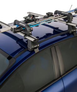 Rhino-Rack Universal Ski Carrier - Fits 2 Pairs of Skis - Black